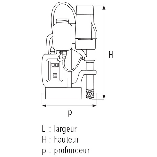 PERCEUSE MAGNETIQUE  75PM B